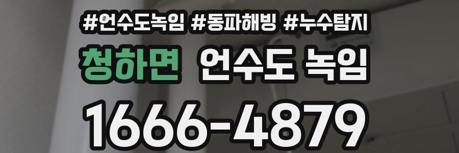 청하면 언수도 녹임