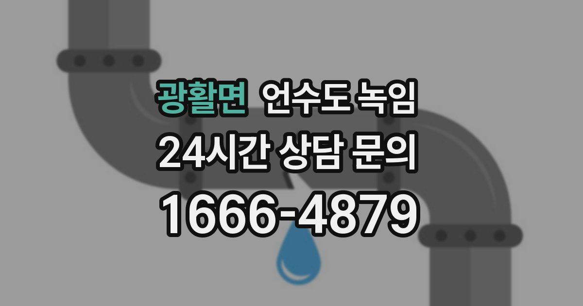 광활면 언수도 녹임