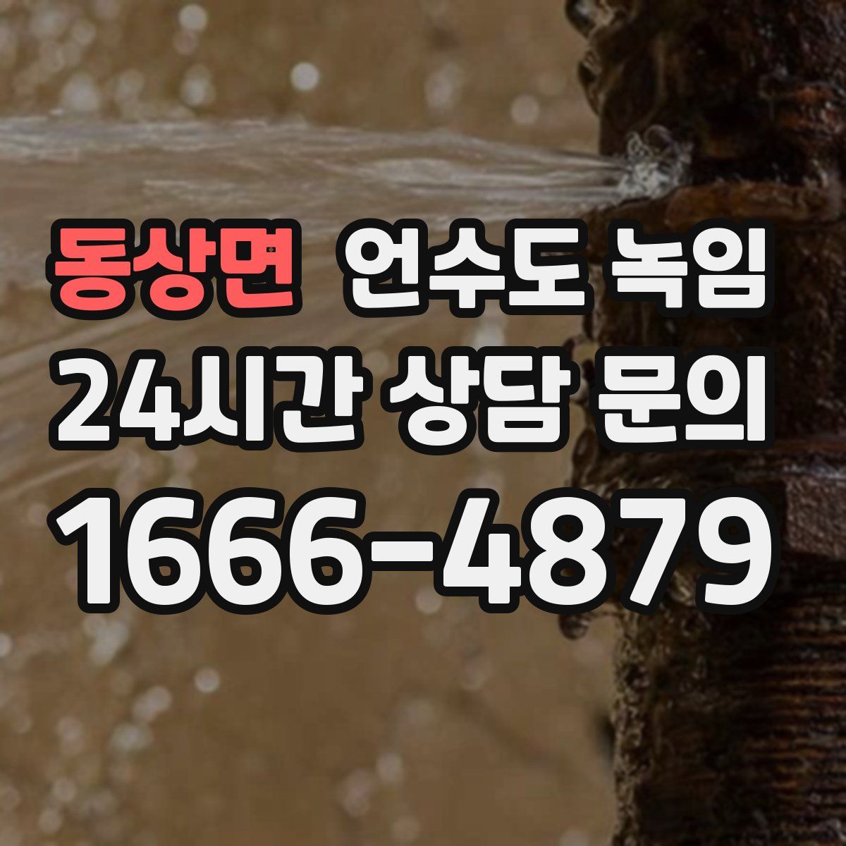 동상면 언수도 녹임