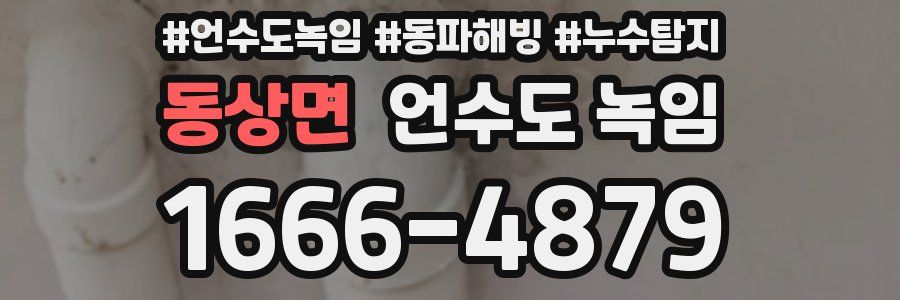 동상면 언수도 녹임