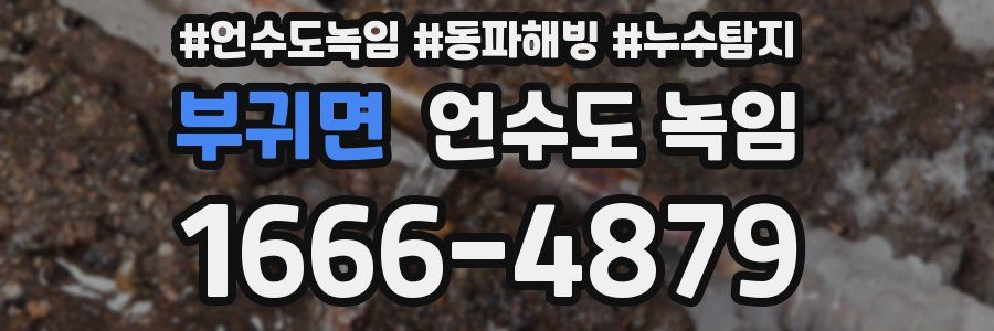 부귀면 언수도 녹임