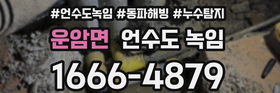 운암면 언수도 녹임