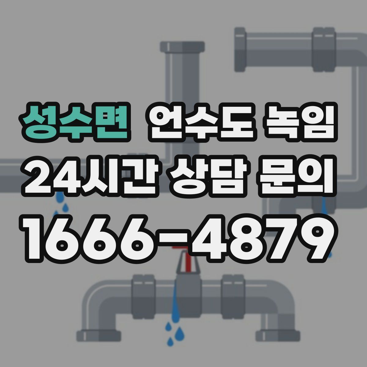 성수면 언수도 녹임