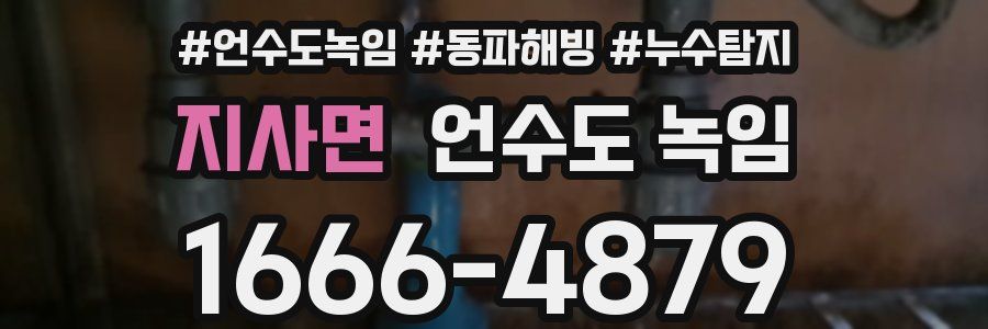 지사면 언수도 녹임