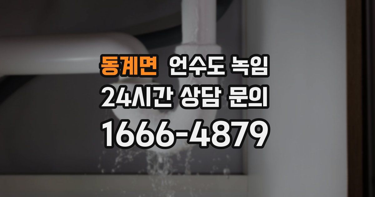 동계면 언수도 녹임