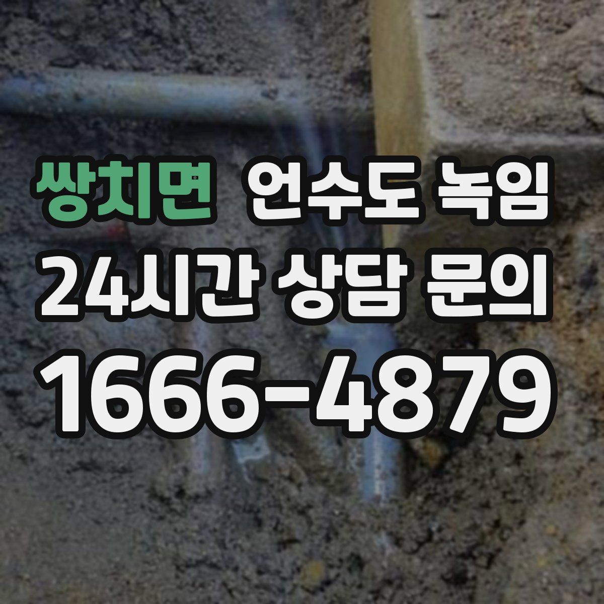 쌍치면 언수도 녹임