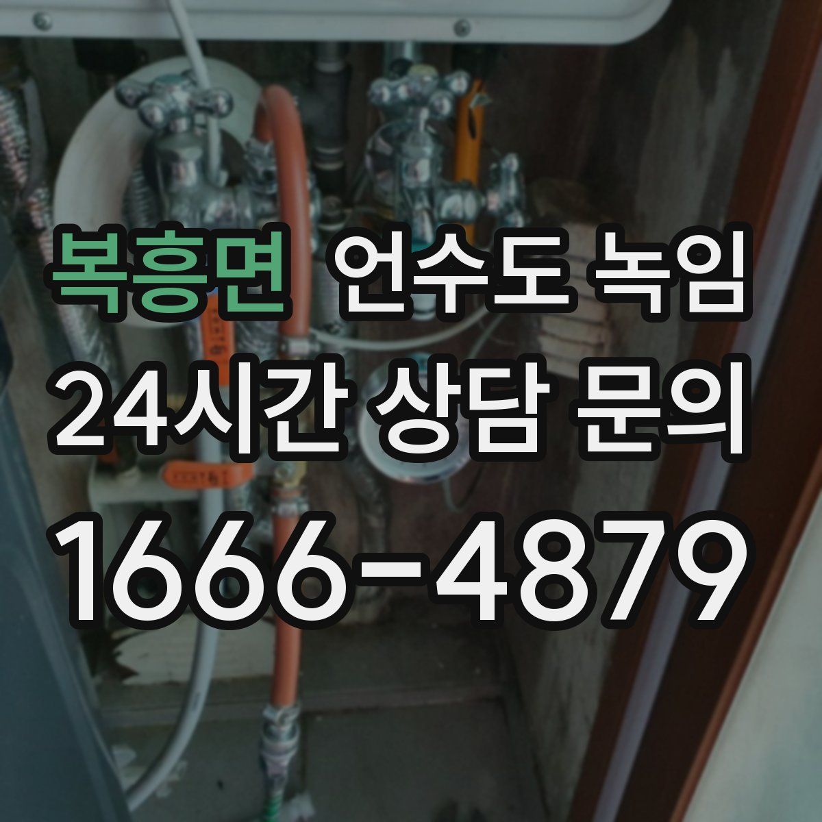 복흥면 언수도 녹임