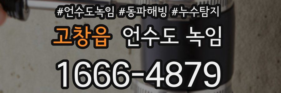 고창읍 언수도 녹임