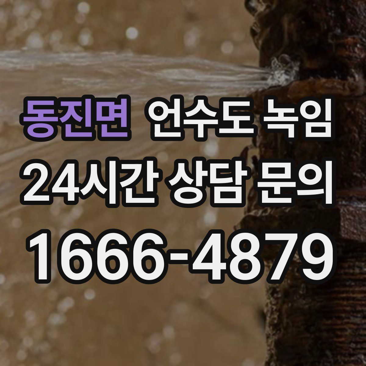 동진면 언수도 녹임