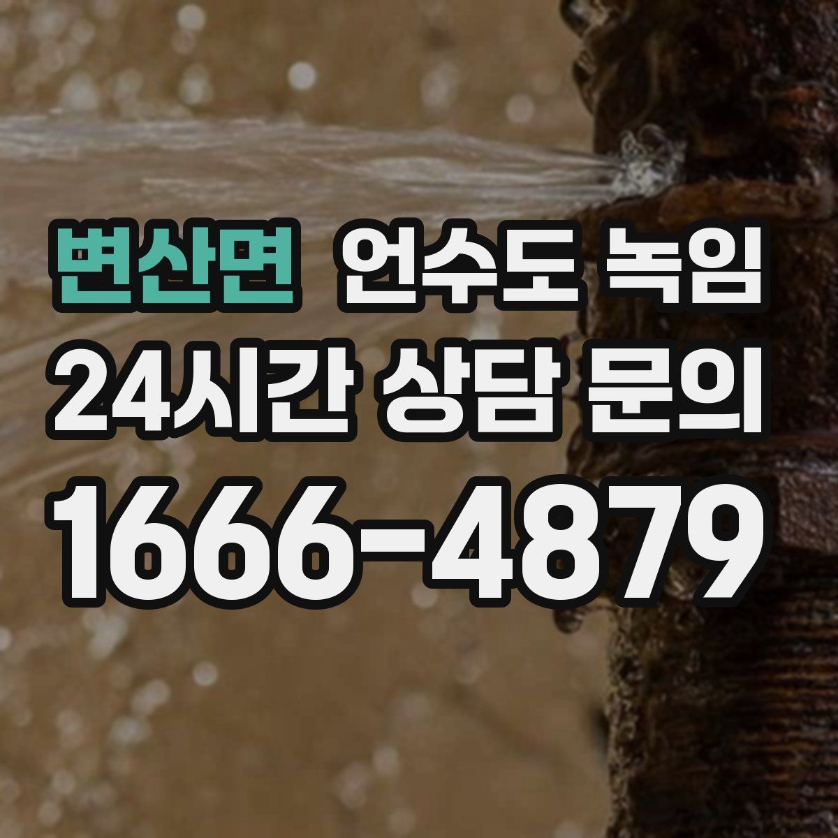 변산면 언수도 녹임