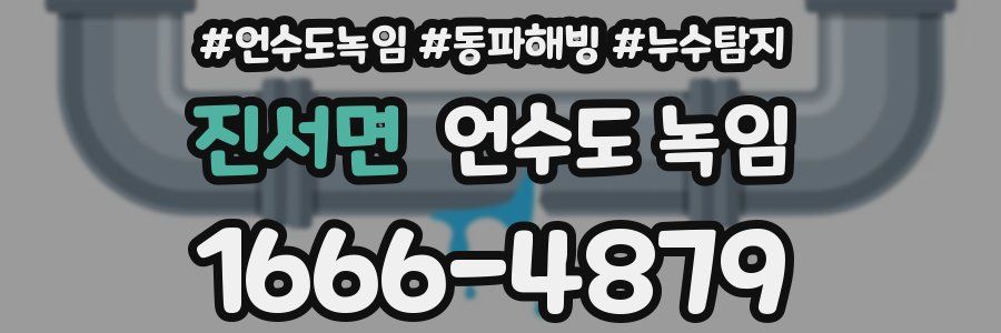 진서면 언수도 녹임