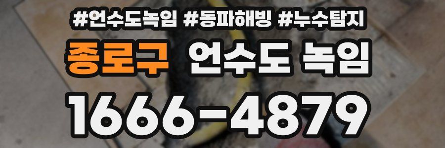 종로구 언수도 녹임