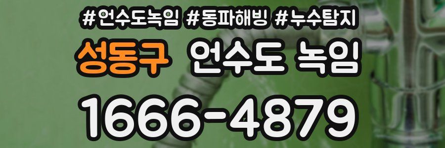 성동구 언수도 녹임