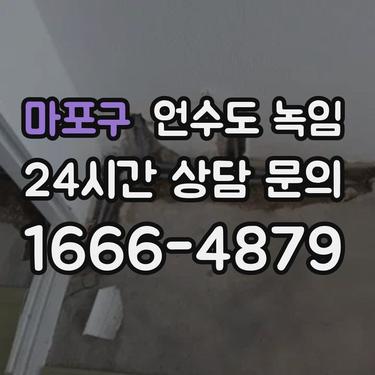 마포구 언수도 녹임