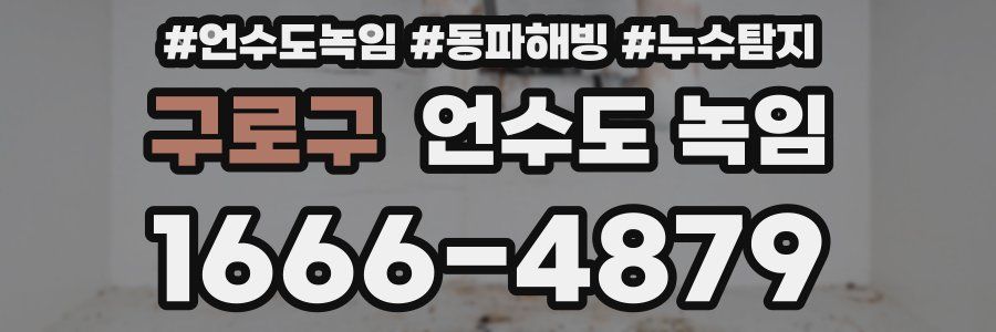 구로구 언수도 녹임
