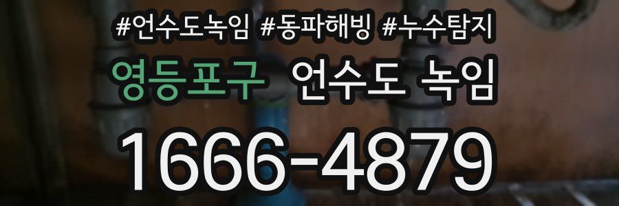 영등포구 언수도 녹임