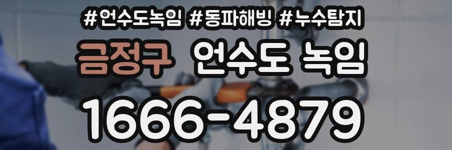 금정구 언수도 녹임