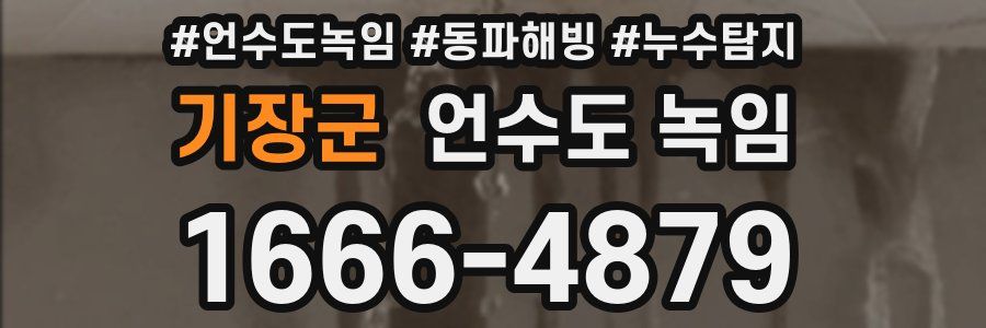 기장군 언수도 녹임