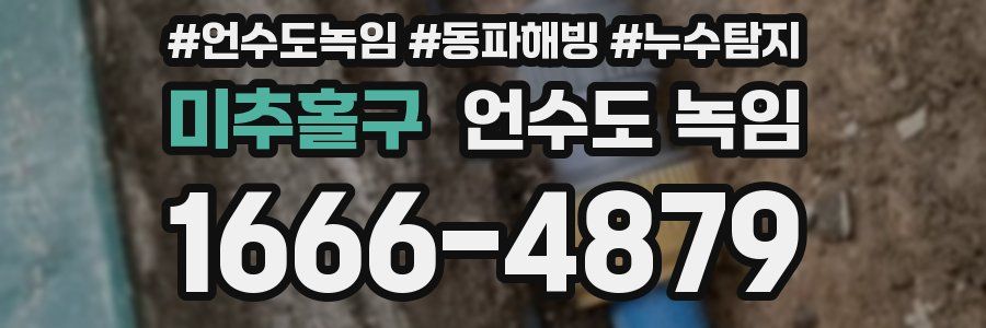 미추홀구 언수도 녹임