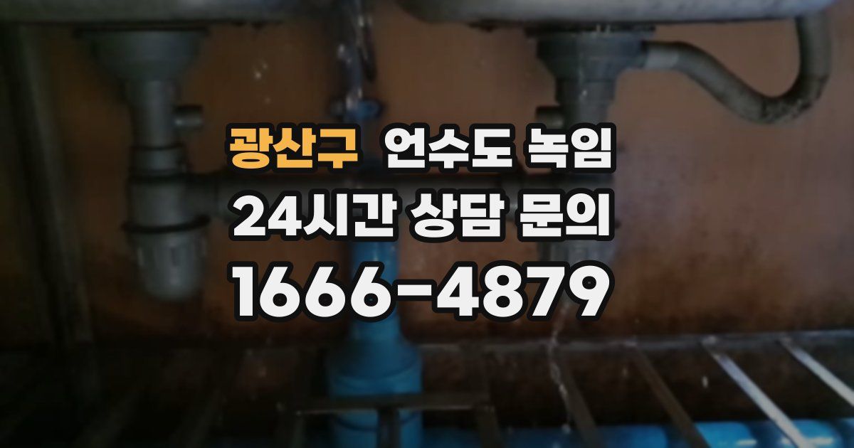 광산구 언수도 녹임