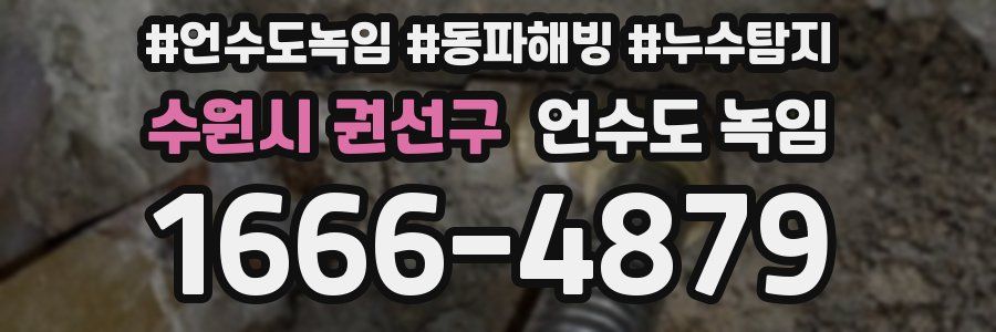 수원시 권선구 언수도 녹임