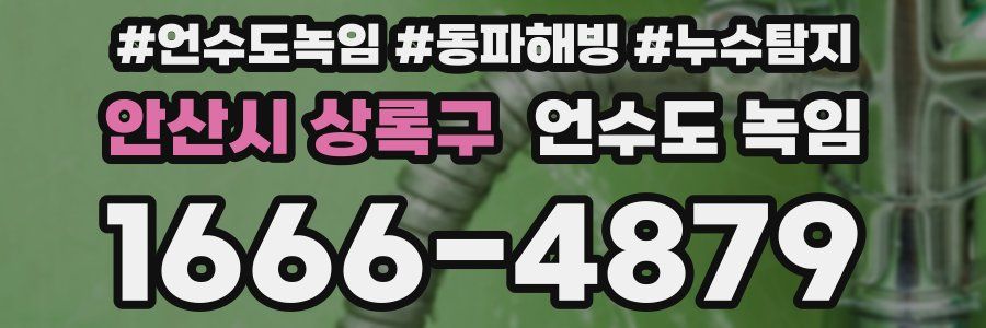 안산시 상록구 언수도 녹임