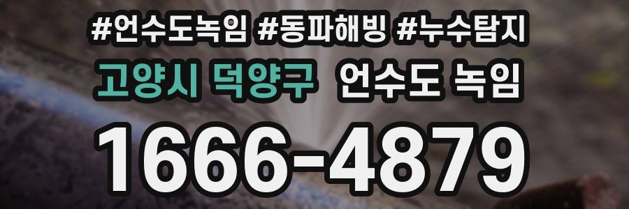 고양시 덕양구 언수도 녹임