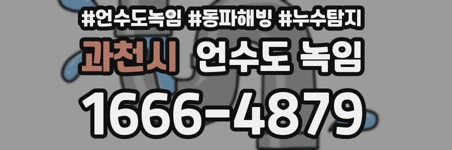 과천시 언수도 녹임