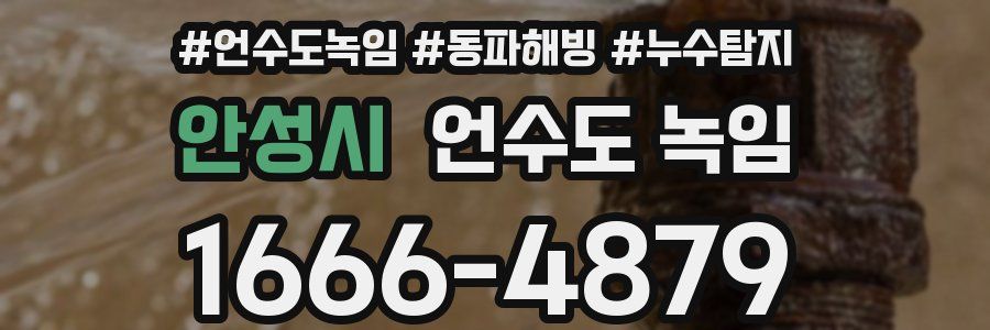 안성시 언수도 녹임