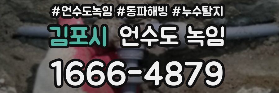 김포시 언수도 녹임