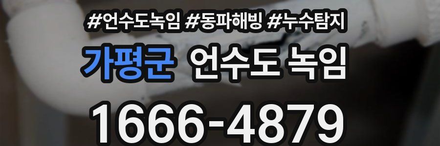 가평군 언수도 녹임