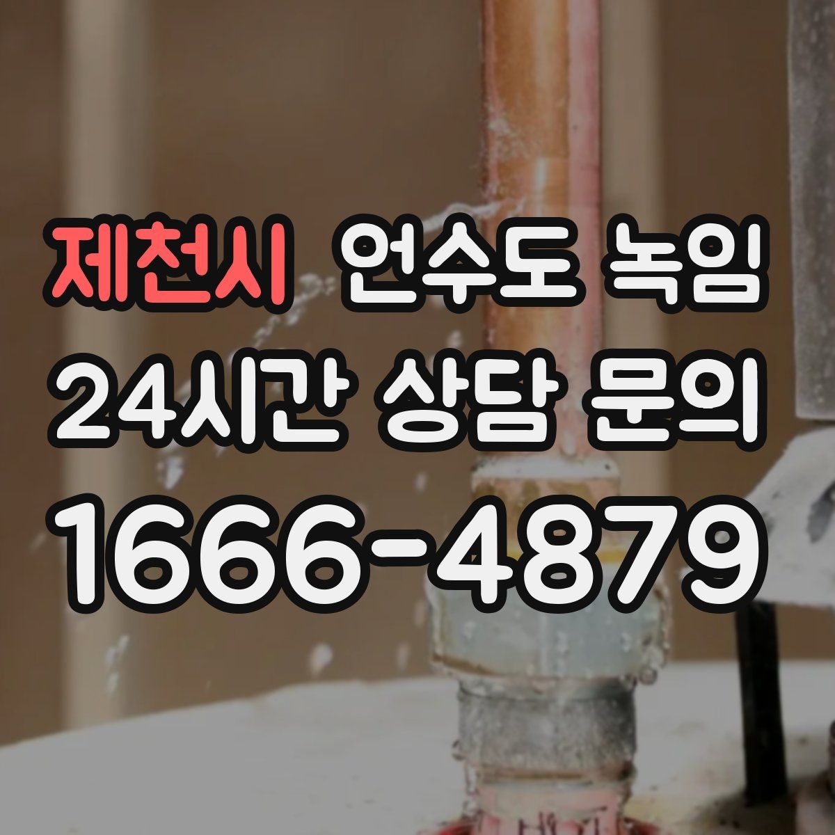 제천시 언수도 녹임