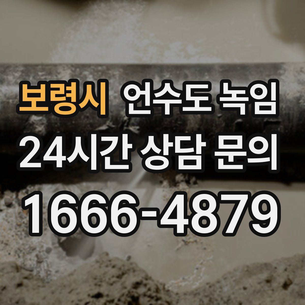 보령시 언수도 녹임