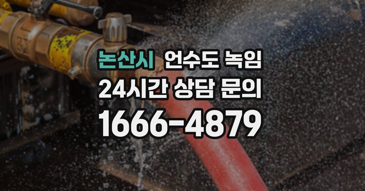 논산시 언수도 녹임