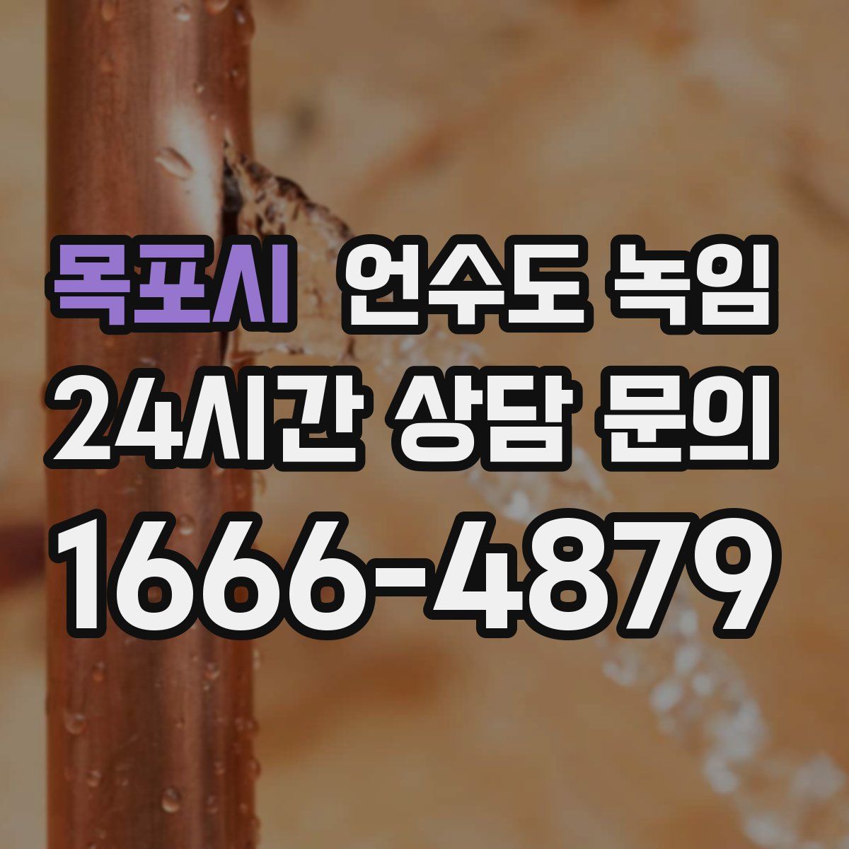 목포시 언수도 녹임