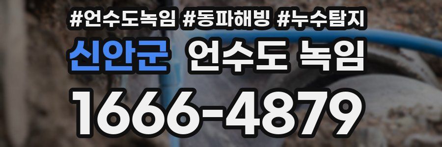 신안군 언수도 녹임