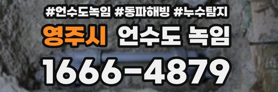 영주시 언수도 녹임