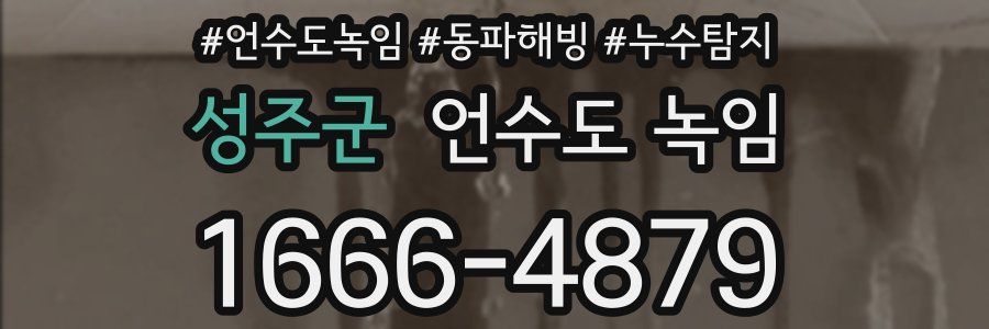 성주군 언수도 녹임