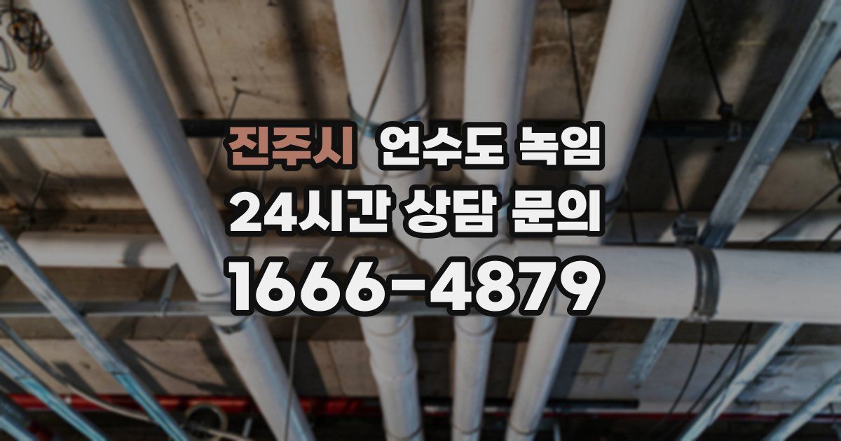 진주시 언수도 녹임