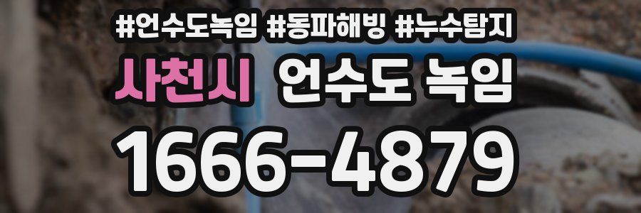 사천시 언수도 녹임