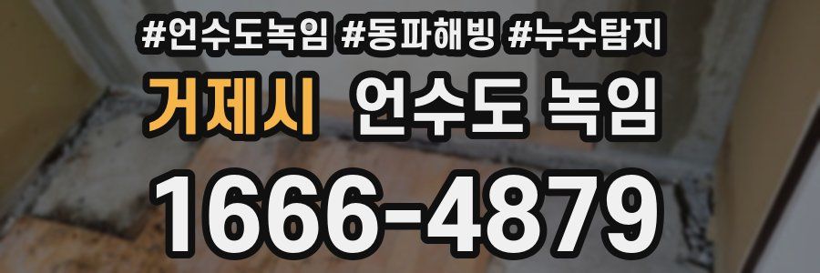 거제시 언수도 녹임