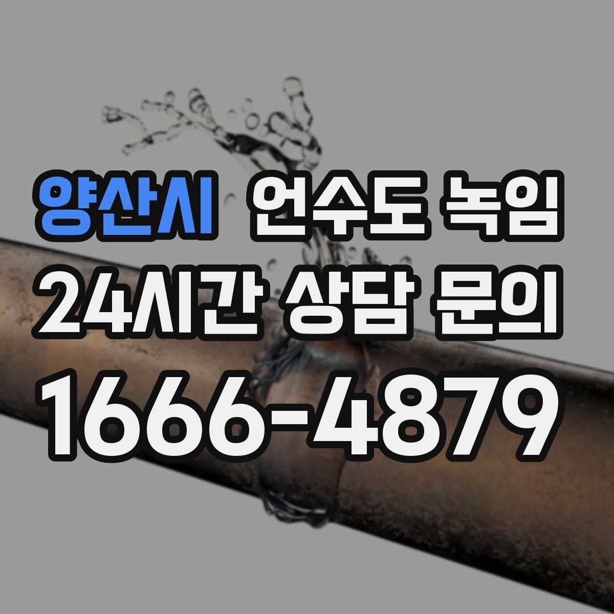 양산시 언수도 녹임