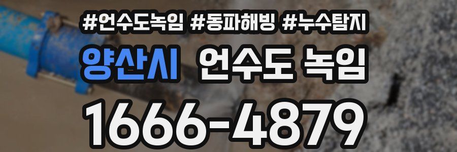 양산시 언수도 녹임