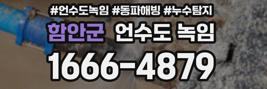 함안군 언수도 녹임