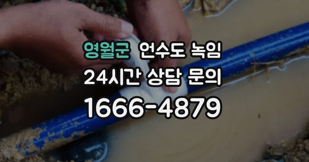 영월군 언수도 녹임