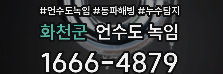 화천군 언수도 녹임