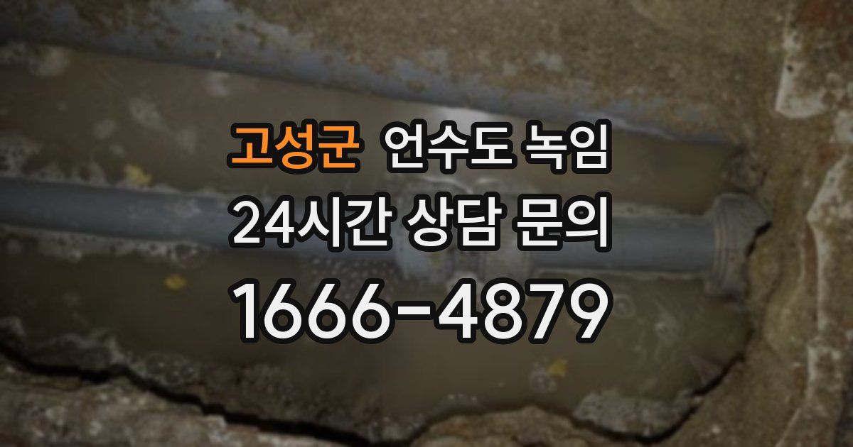 고성군 언수도 녹임