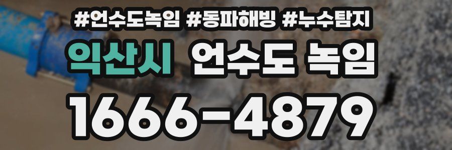 익산시 언수도 녹임