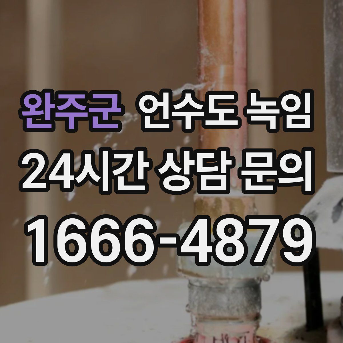 완주군 언수도 녹임