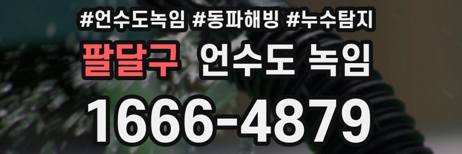 팔달구 언수도 녹임